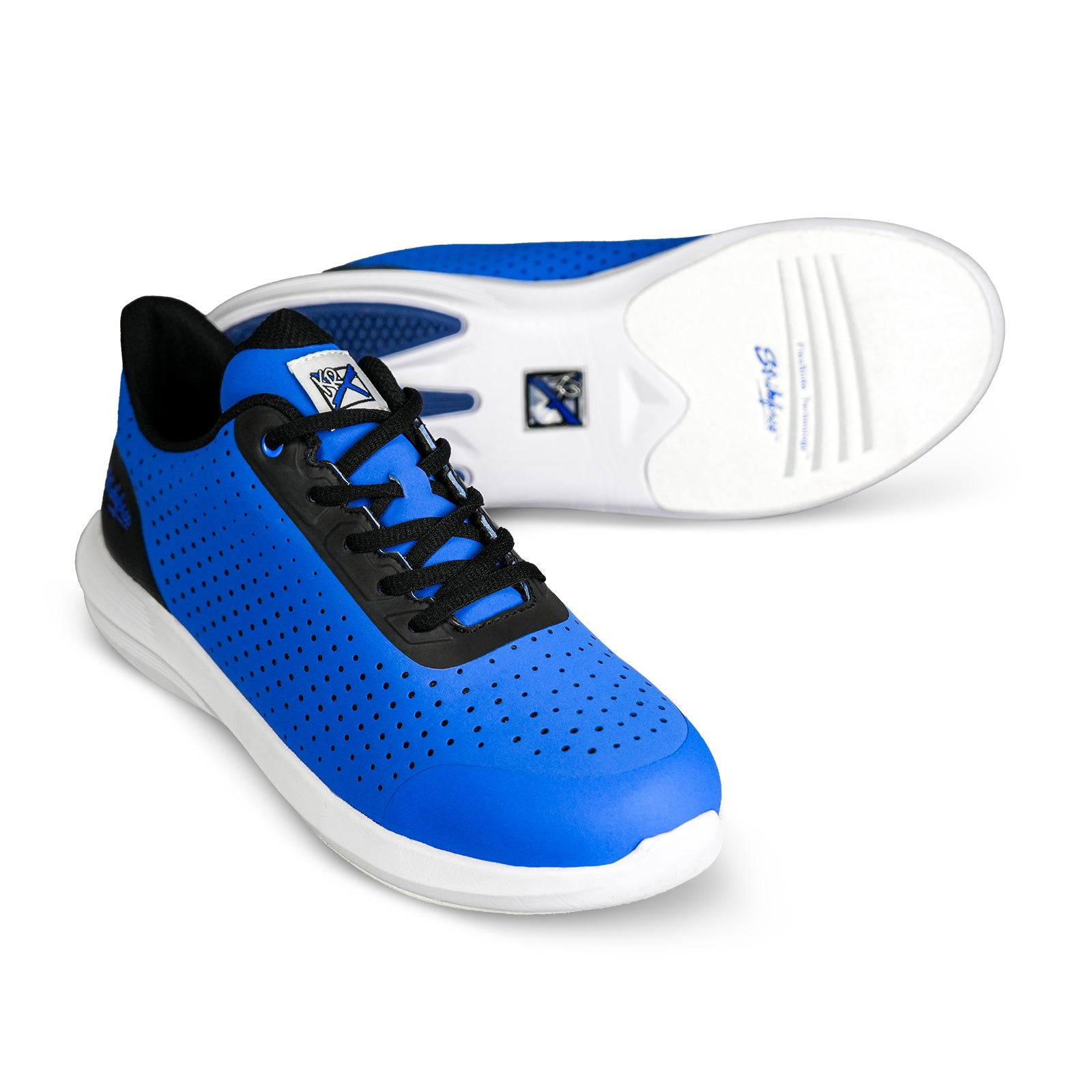 KR Strikeforce Men's Arrow Blue Athletic Bowling Shoes - BowlersParadise.com