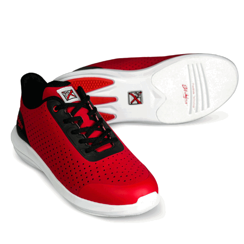 KR Strikeforce Men's Athletic Bowling Shoes - Red Camo Design, Size 8.5 US
