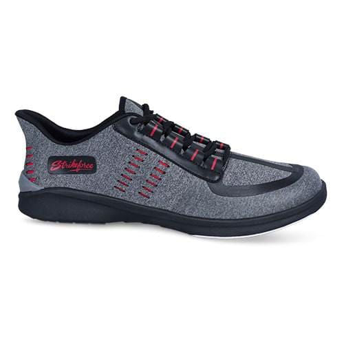 KR Strikeforce Mens Blaze Grey Red Bowling Shoes - BowlersParadise.com