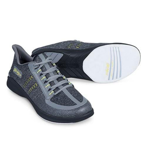 KR Strikeforce Mens Blaze Grey Yellow Bowling Shoes - BowlersParadise.com