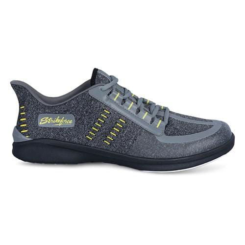 KR Strikeforce Mens Blaze Grey Yellow Bowling Shoes - BowlersParadise.com