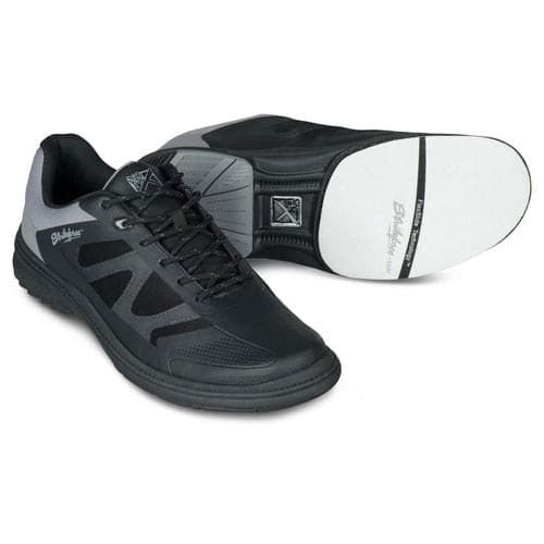 KR Strikeforce Mens Epic Black Charcoal Right Hand Bowling Shoes - BowlersParadise.com