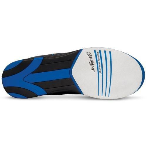 KR Strikeforce Mens Flyer Black Blue Wide Bowling Shoes - BowlersParadise.com