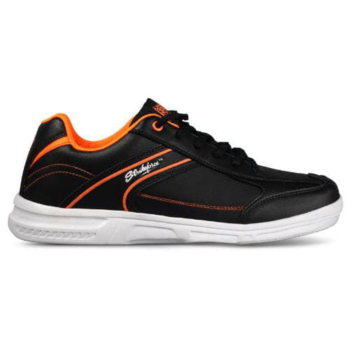 KR Strikeforce Mens Flyer Lite Black Orange Bowling Shoes - BowlersParadise.com