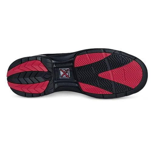 KR Strikeforce Mens Ignite Black Grey Red Left Hand Bowling Shoes - BowlersParadise.com