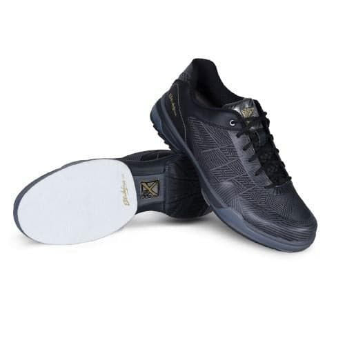 KR Strikeforce Mens Rage Gunmetal Black Left Hand Bowling Shoes - BowlersParadise.com