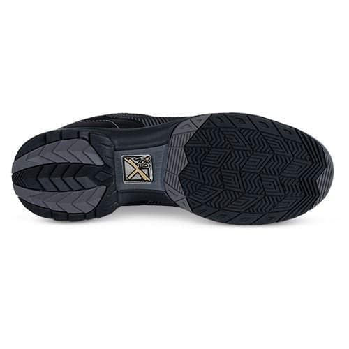 KR Strikeforce Mens Rage Gunmetal Black Right Hand Wide Width Bowling Shoes - BowlersParadise.com