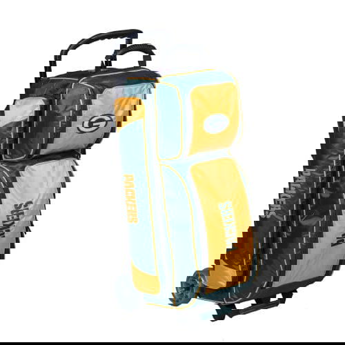 KR Strikeforce NFL Green Bay Packers 3 Ball Roller Bowling Bag - BowlersParadise.com