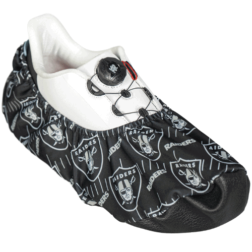 KR Strikeforce NFL Las Vegas Raiders Bowling Shoe Covers - BowlersParadise.com