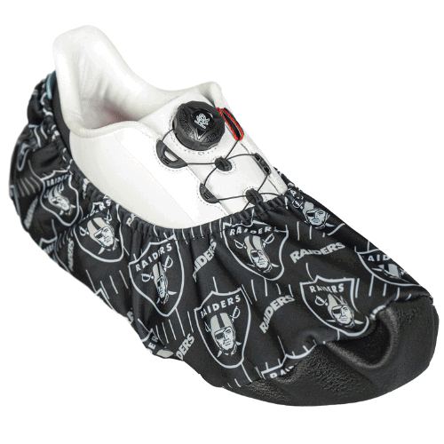 KR Strikeforce NFL Las Vegas Raiders Bowling Shoe Covers - BowlersParadise.com