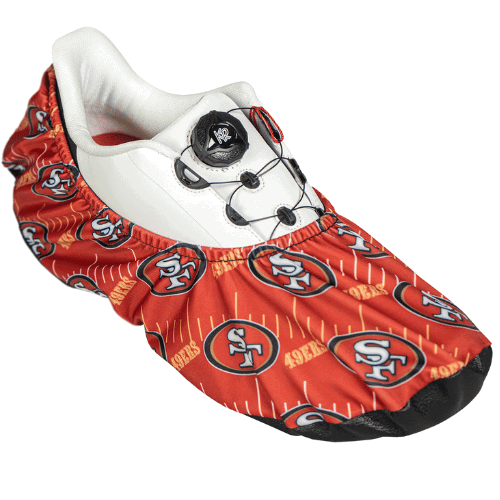 KR Strikeforce NFL San Francisco 49rs Bowling Shoe Covers - BowlersParadise.com