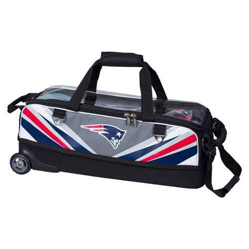 KR Strikeforce NFL Slim Triple Tote New England Patriots Bowling Bag - BowlersParadise.com