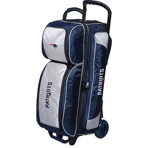 KR Strikeforce NFL Triple Roller New England Patriots Bowling Bag - BowlersParadise.com