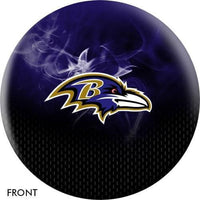 KR Strikeforce NFL on Fire Baltimore Ravens Bowling Ball - BowlersParadise.com