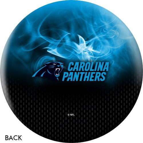 KR Strikeforce NFL on Fire Carolina Panthers Bowling Ball - BowlersParadise.com