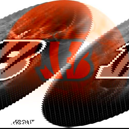 KR Strikeforce NFL on Fire Cincinnati Bengals Bowling Ball - BowlersParadise.com