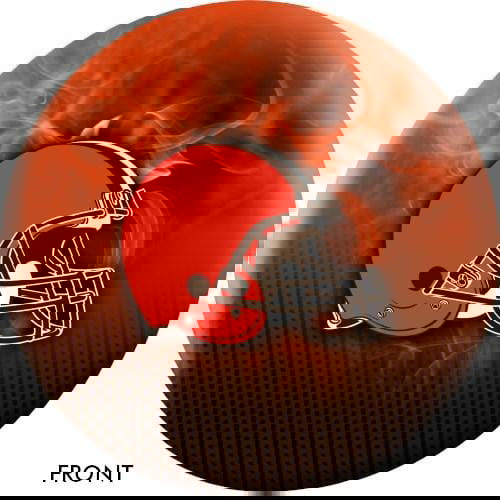 KR Strikeforce NFL on Fire Cleveland Browns Bowling Ball - BowlersParadise.com