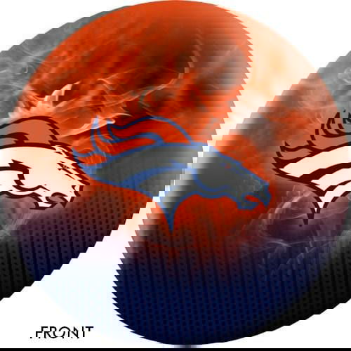 KR Strikeforce NFL on Fire Denver Broncos Bowling Ball - BowlersParadise.com