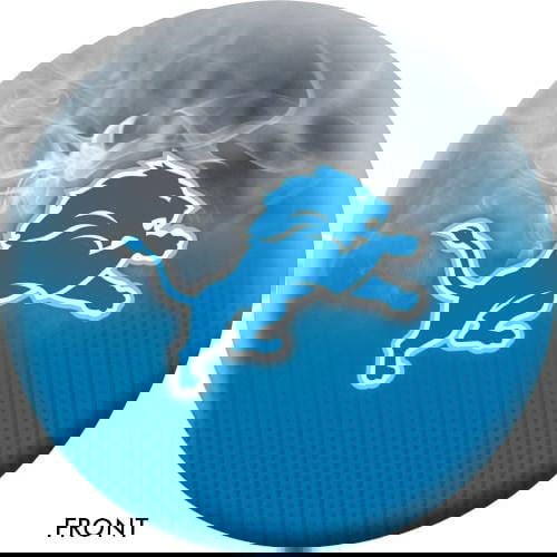 KR Strikeforce NFL on Fire Detroit Lions Bowling Ball - BowlersParadise.com