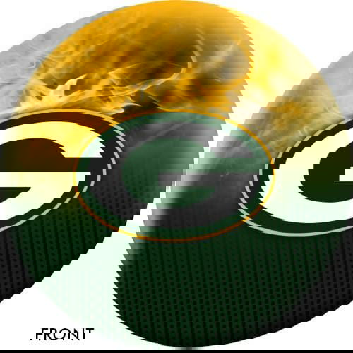 KR Strikeforce NFL on Fire Green Bay Packers Bowling Ball - BowlersParadise.com