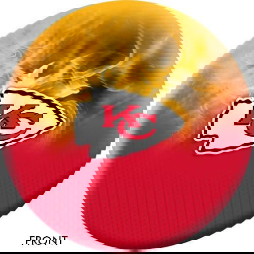 KR Strikeforce NFL on Fire Kansas City Chiefs Bowling Ball - BowlersParadise.com