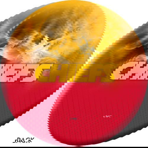 KR Strikeforce NFL on Fire Kansas City Chiefs Bowling Ball - BowlersParadise.com