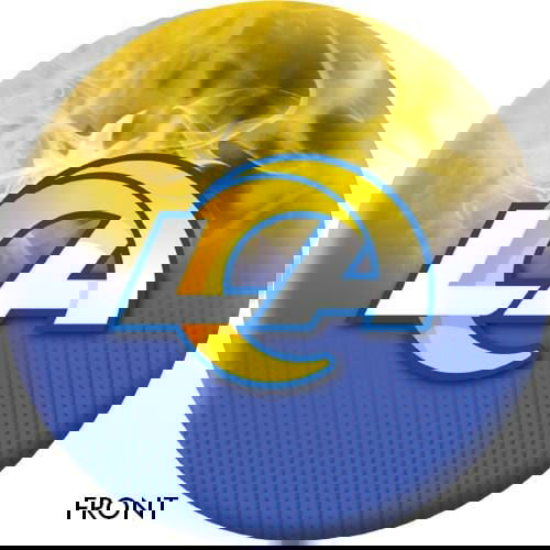 KR Strikeforce NFL on Fire Los Angeles Rams Bowling Ball - BowlersParadise.com