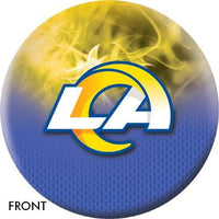 KR Strikeforce NFL on Fire Los Angeles Rams Bowling Ball - BowlersParadise.com