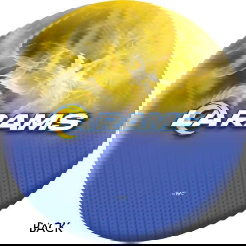 KR Strikeforce NFL on Fire Los Angeles Rams Bowling Ball - BowlersParadise.com