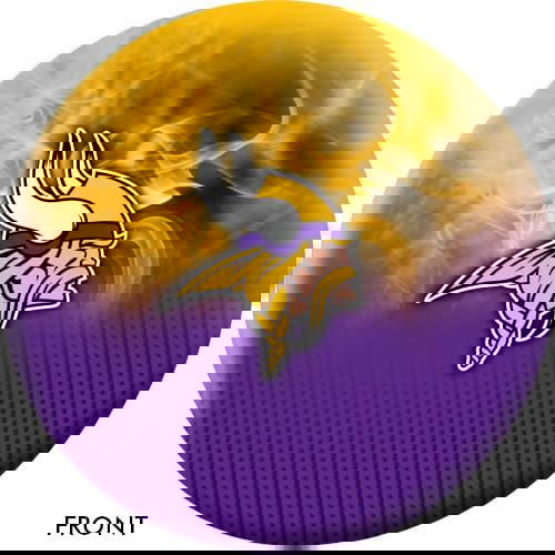 KR Strikeforce NFL on Fire Minnesota Vikings Bowling Ball - BowlersParadise.com