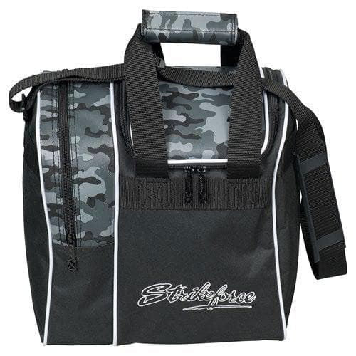 KR Strikeforce Rook Grey Camo Single Tote Bowling Bag - BowlersParadise.com