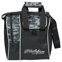 KR Strikeforce Rook Grey Camo Single Tote Bowling Bag - BowlersParadise.com