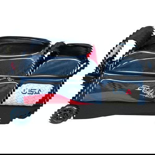 KR Strikeforce Royal Flush Triple Ball Roller USA Bowling Bag - BowlersParadise.com