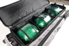 KR Strikeforce Royal Flush Triple Roller Silver Bowling Bag - BowlersParadise.com