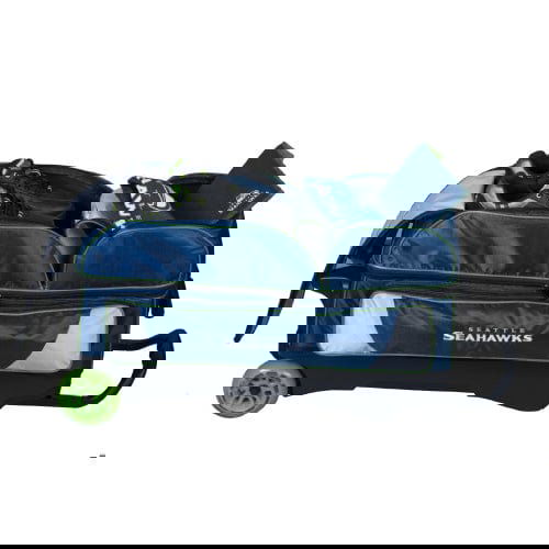 KR Strikeforce Seattle Seahawks NFL Triple Roller Bowling Bag - BowlersParadise.com