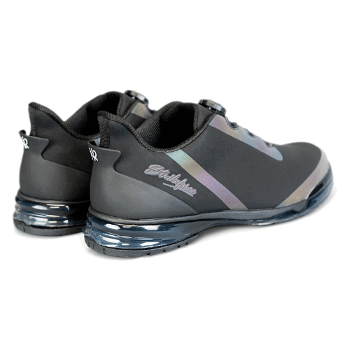 KR Strikeforce TPC Hype Black Iridescent Performance Right Hand Unisex Bowling Shoe - BowlersParadise.com