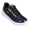 KR Strikeforce Womens Glitz Black Gold Bowling Shoes - BowlersParadise.com