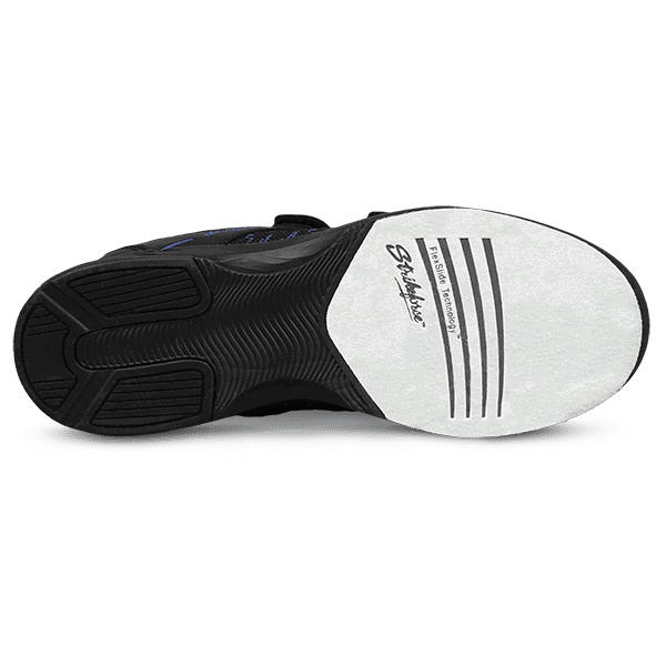 KR Strikeforce Youth Flyer Mesh Lite Velcro Black Royal Bowling Shoes - BowlersParadise.com