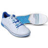 KR Strikeforce Youth Gem White Blue Bowling Shoes - BowlersParadise.com
