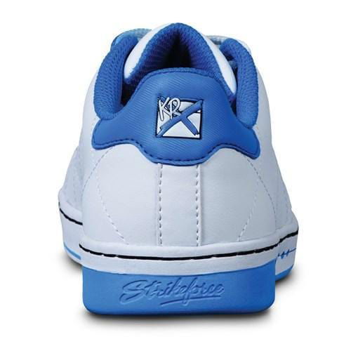 KR Strikeforce Youth Gem White Blue Bowling Shoes - BowlersParadise.com