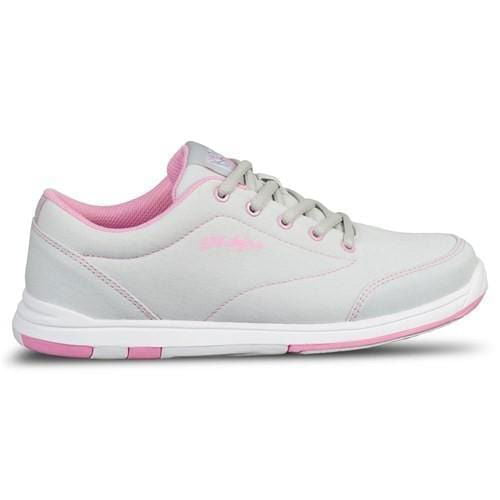 KR Womens Chill Light Grey Pink Bowling Shoes - BowlersParadise.com