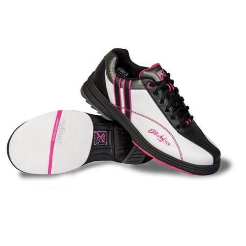 KR Womens Starr White Black Pink Right Hand Wide - BowlersParadise.com