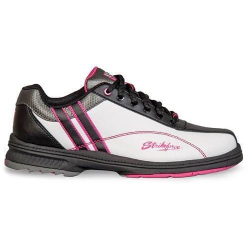 KR Womens Starr White Black Pink Right Hand Wide - BowlersParadise.com
