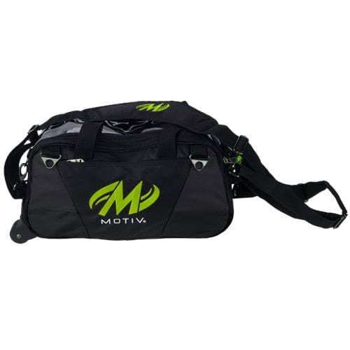 Motiv Ballistix Double Tote Grey/Lime Bowling Bag - BowlersParadise.com