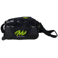 Motiv Ballistix Double Tote Grey/Lime Bowling Bag - BowlersParadise.com