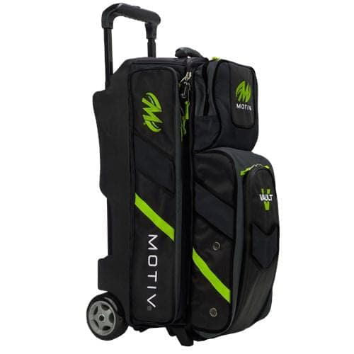 Motiv Vault Triple Roller Grey/Lime Bowling Bag