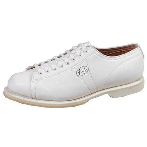 Linds Mens Classic White Right Hand Bowling Shoes - BowlersParadise.com
