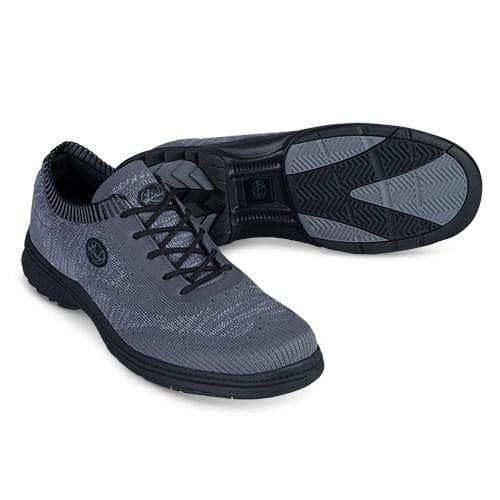 Linds Mens Heritage Black Charcoal Right Hand Bowling Shoes - BowlersParadise.com