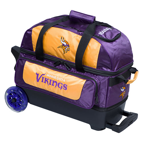 NFL Strikeforce Double Roller Minnesota Vikings Bowling Bag