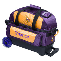 NFL Strikeforce Double Roller Minnesota Vikings Bowling Bag
